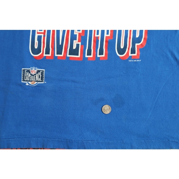 Vintage 1995 New York Giants Pro Player NFL Experience Extra Large Single Stitch - Picture 3 of 5